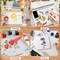 80PCS Flower Painting Stencils Set – Reusable Multi-Size Wall & Craft Templates for DIY Art, Scrapbooking, Card Making, Wood, Fabric, Canvas & Home Decor